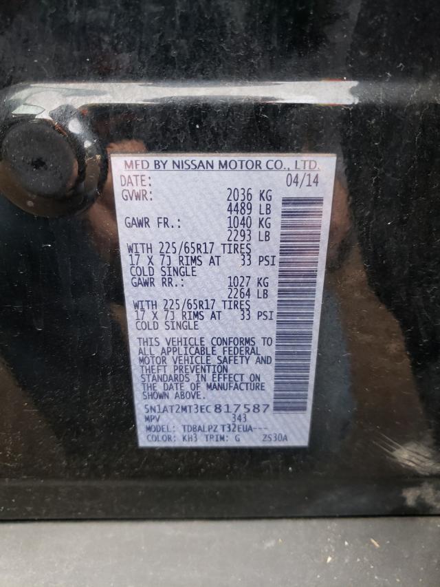 Photo 9 VIN: 5N1AT2MT3EC817587 - NISSAN ROGUE S 