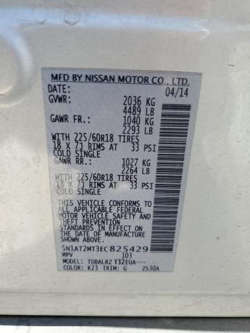 Photo 11 VIN: 5N1AT2MT3EC825429 - NISSAN ROGUE S 