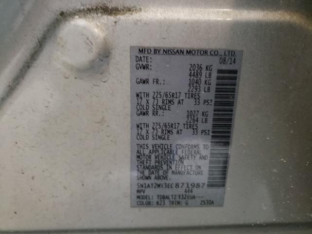 Photo 9 VIN: 5N1AT2MT3EC871987 - NISSAN ROGUE 