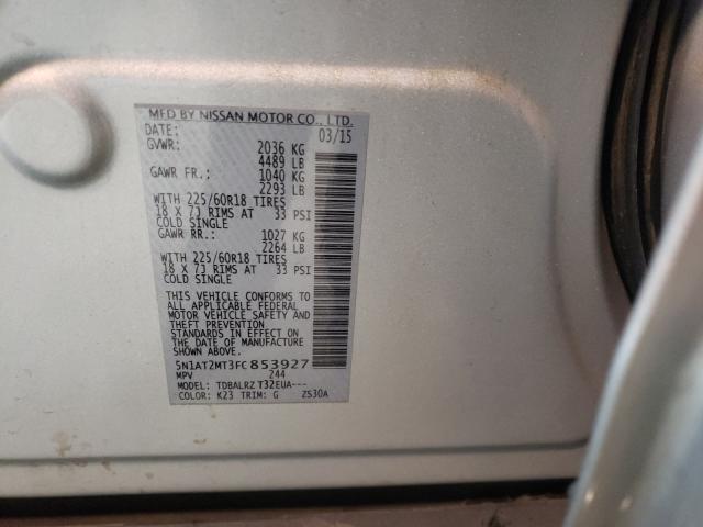 Photo 9 VIN: 5N1AT2MT3FC853927 - NISSAN ROGUE 