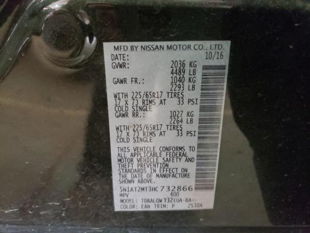 Photo 9 VIN: 5N1AT2MT3HC732866 - NISSAN ROGUE S 