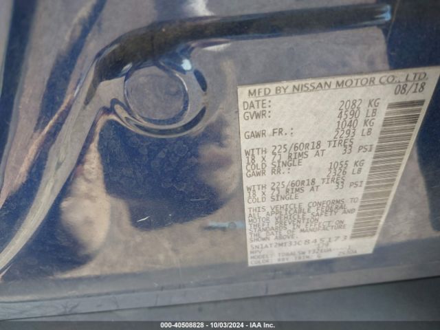 Photo 8 VIN: 5N1AT2MT3JC845173 - NISSAN ROGUE 