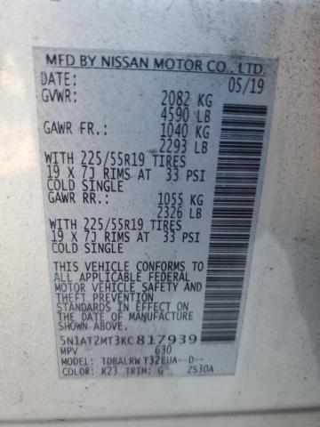 Photo 13 VIN: 5N1AT2MT3KC817939 - NISSAN ROGUE S 