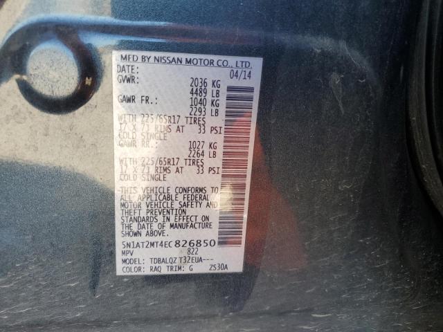 Photo 12 VIN: 5N1AT2MT4EC826850 - NISSAN ROGUE 