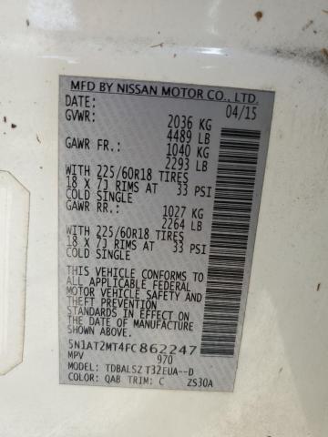 Photo 13 VIN: 5N1AT2MT4FC862247 - NISSAN ROGUE S 