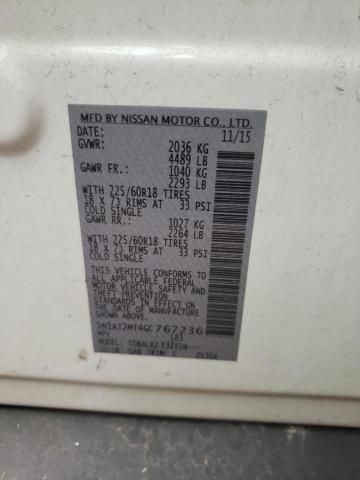 Photo 9 VIN: 5N1AT2MT4GC767236 - NISSAN ROGUE S 