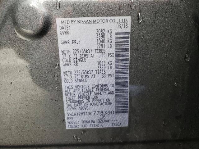 Photo 9 VIN: 5N1AT2MT4JC778390 - NISSAN ROGUE S 