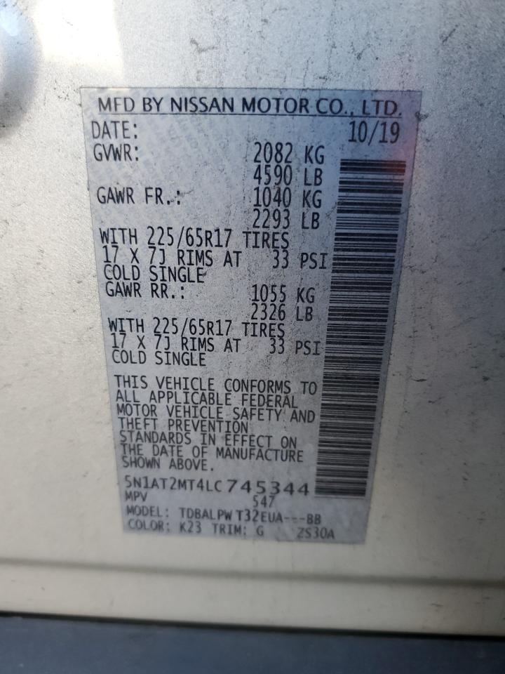 Photo 11 VIN: 5N1AT2MT4LC745344 - NISSAN ROGUE 