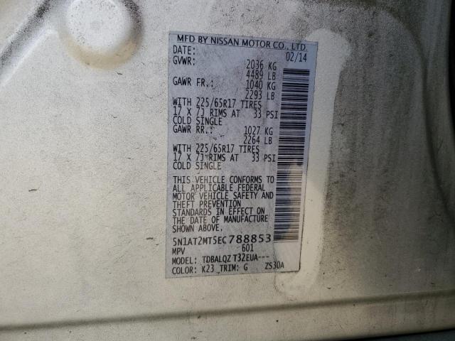 Photo 12 VIN: 5N1AT2MT5EC788853 - NISSAN ROGUE S 