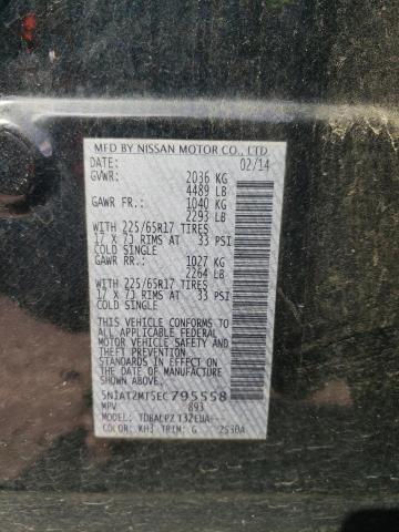 Photo 12 VIN: 5N1AT2MT5EC795558 - NISSAN ROGUE S 