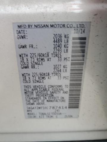 Photo 13 VIN: 5N1AT2MT5FC787414 - NISSAN ROGUE 