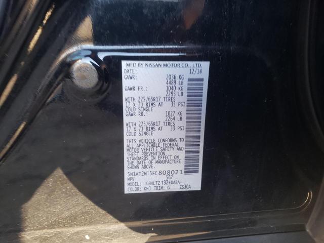 Photo 9 VIN: 5N1AT2MT5FC808021 - NISSAN ROGUE S 