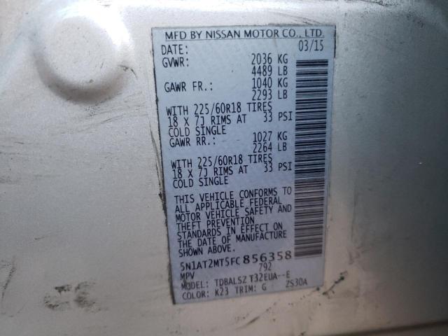 Photo 11 VIN: 5N1AT2MT5FC856358 - NISSAN ROGUE S 