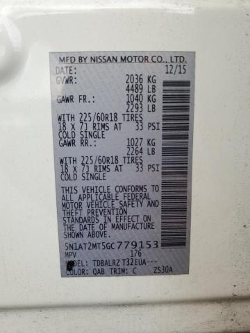 Photo 13 VIN: 5N1AT2MT5GC779153 - NISSAN ROGUE S 