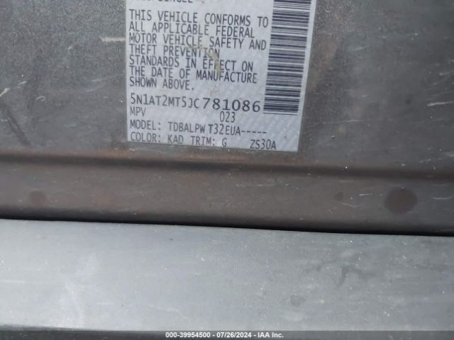 Photo 8 VIN: 5N1AT2MT5JC781086 - NISSAN ROGUE 