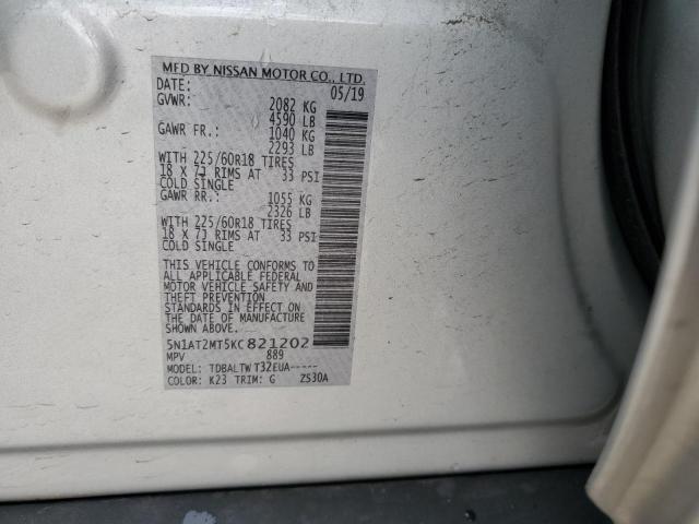 Photo 11 VIN: 5N1AT2MT5KC821202 - NISSAN ROGUE 