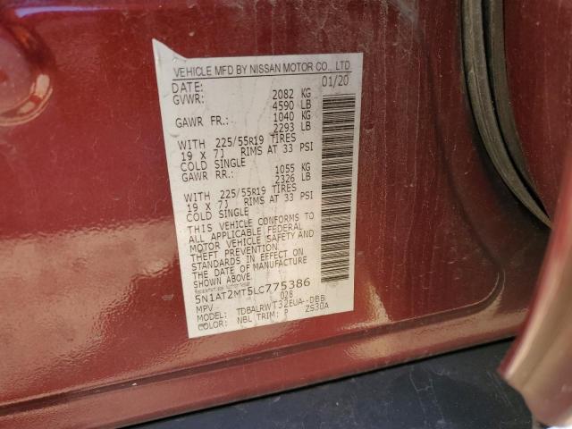 Photo 12 VIN: 5N1AT2MT5LC775386 - NISSAN ROGUE S 