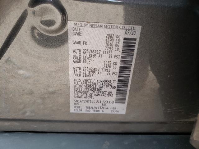 Photo 9 VIN: 5N1AT2MT5LC815918 - NISSAN ROGUE S 