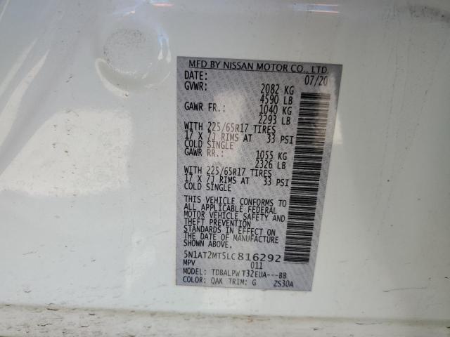 Photo 11 VIN: 5N1AT2MT5LC816292 - NISSAN ROGUE 