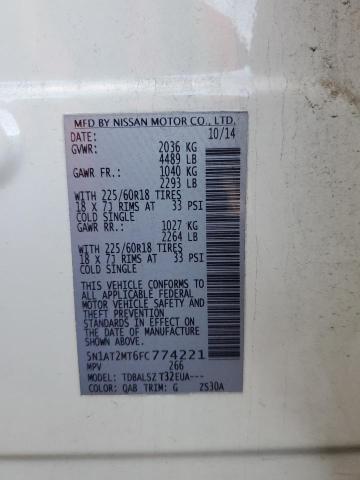 Photo 12 VIN: 5N1AT2MT6FC774221 - NISSAN ROGUE S 