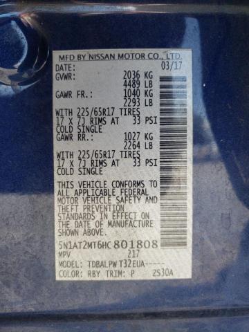 Photo 13 VIN: 5N1AT2MT6HC801808 - NISSAN ROGUE 