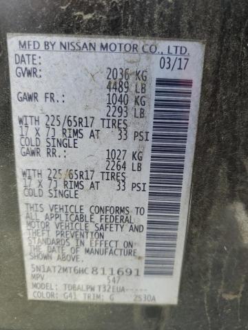 Photo 13 VIN: 5N1AT2MT6HC811691 - NISSAN ROGUE S 