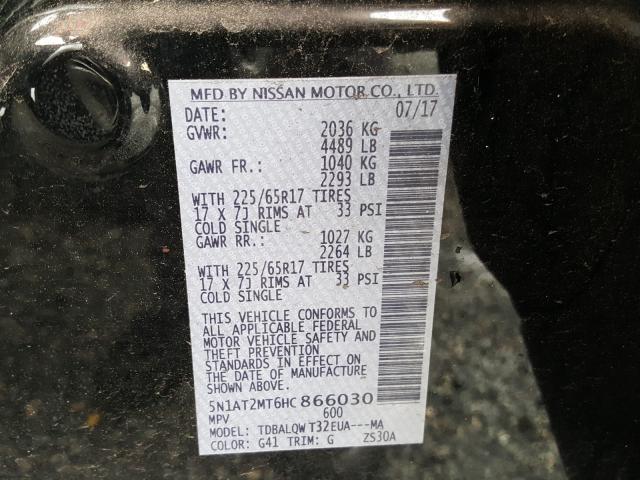 Photo 9 VIN: 5N1AT2MT6HC866030 - NISSAN ROGUE 