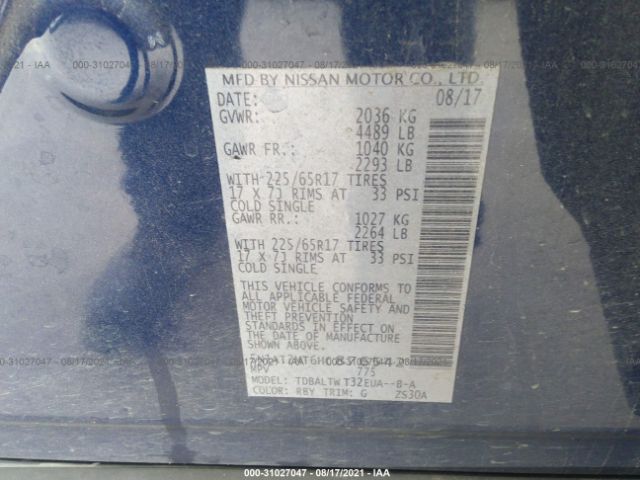 Photo 8 VIN: 5N1AT2MT6HC876542 - NISSAN ROGUE 