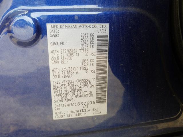 Photo 9 VIN: 5N1AT2MT6JC837696 - NISSAN ROGUE S 