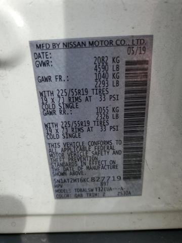 Photo 13 VIN: 5N1AT2MT6KC827719 - NISSAN ROGUE S 