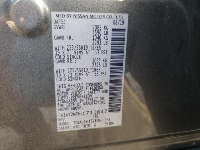 Photo 11 VIN: 5N1AT2MT6LC711647 - NISSAN ROGUE 