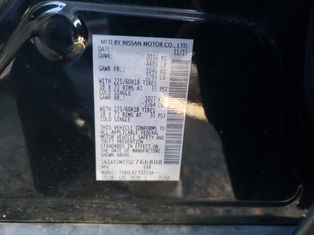 Photo 9 VIN: 5N1AT2MT7GC766808 - NISSAN ROGUE 