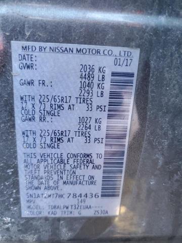 Photo 12 VIN: 5N1AT2MT7HC784436 - NISSAN ROGUE S 