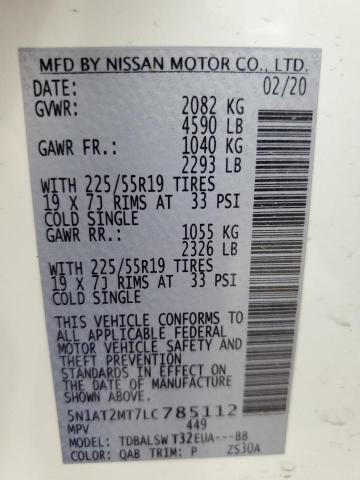 Photo 13 VIN: 5N1AT2MT7LC785112 - NISSAN ROGUE 