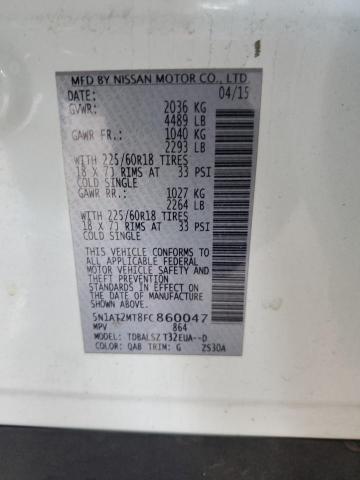 Photo 11 VIN: 5N1AT2MT8FC860047 - NISSAN ROGUE S 