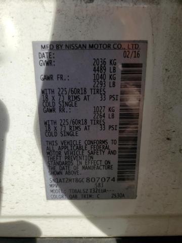 Photo 12 VIN: 5N1AT2MT8GC807074 - NISSAN ROGUE 