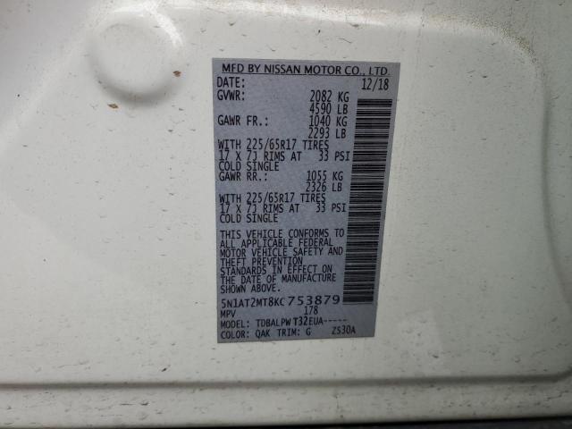 Photo 13 VIN: 5N1AT2MT8KC753879 - NISSAN ROGUE 