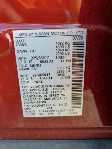 Photo 13 VIN: 5N1AT2MT8LC811412 - NISSAN ROGUE 