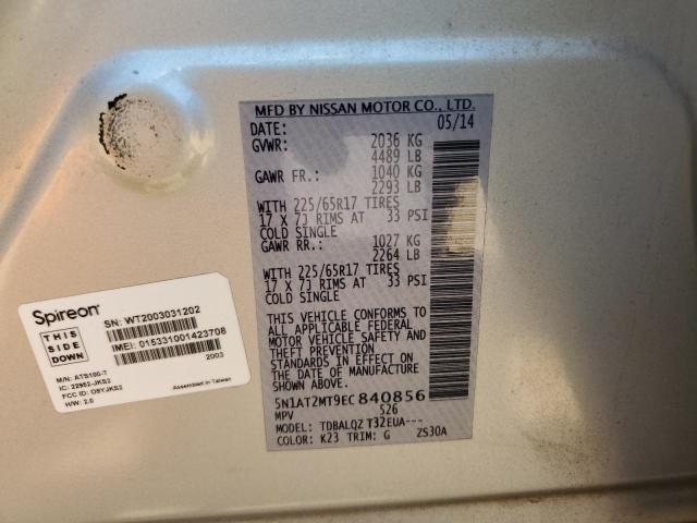 Photo 11 VIN: 5N1AT2MT9EC840856 - NISSAN ROGUE 