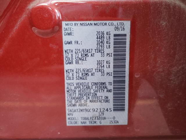 Photo 9 VIN: 5N1AT2MT9GC921245 - NISSAN ROGUE S 