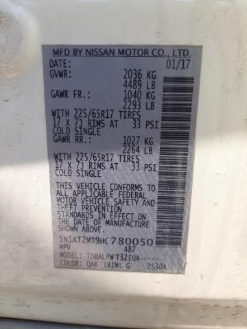 Photo 12 VIN: 5N1AT2MT9HC780050 - NISSAN ROGUE 