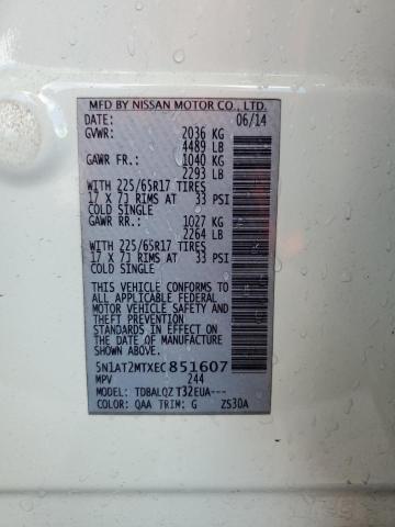 Photo 12 VIN: 5N1AT2MTXEC851607 - NISSAN ROGUE 