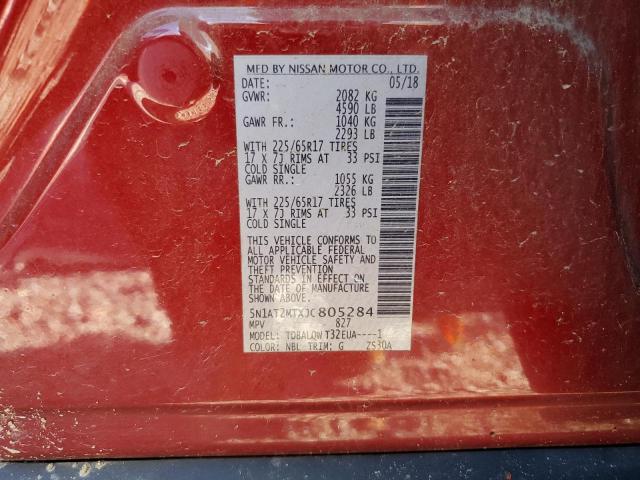 Photo 11 VIN: 5N1AT2MTXJC805284 - NISSAN ROGUE S 