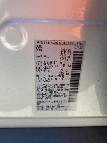 Photo 12 VIN: 5N1AT2MTXKC842577 - NISSAN ROGUE S 