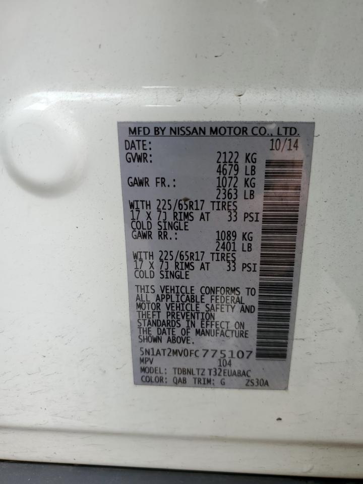 Photo 13 VIN: 5N1AT2MV0FC775107 - NISSAN ROGUE 