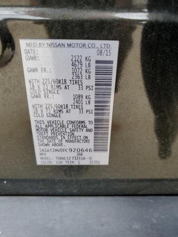 Photo 11 VIN: 5N1AT2MV0FC920646 - NISSAN ROGUE S 