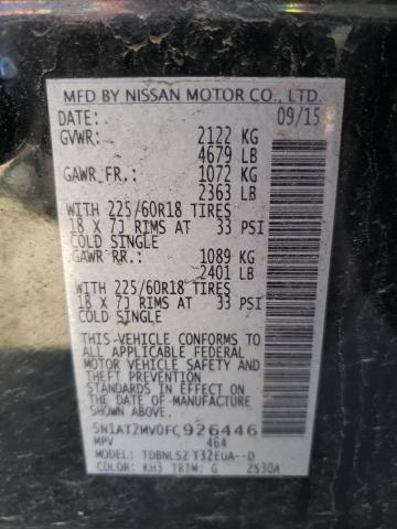 Photo 11 VIN: 5N1AT2MV0FC926446 - NISSAN ROGUE S 