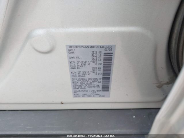 Photo 8 VIN: 5N1AT2MV0GC798789 - NISSAN ROGUE 