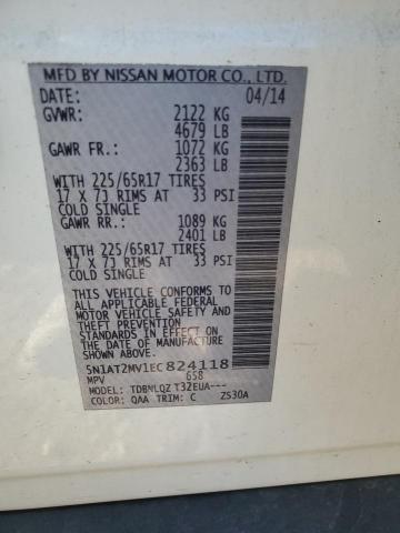 Photo 11 VIN: 5N1AT2MV1EC824118 - NISSAN ROGUE S 