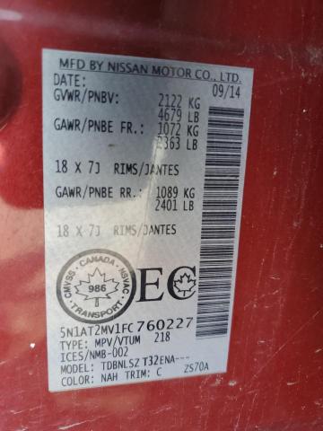 Photo 13 VIN: 5N1AT2MV1FC760227 - NISSAN ROGUE S 